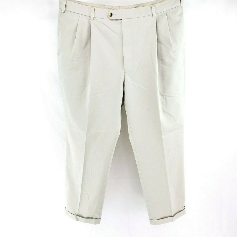 Jos. A. Bank 40x30 Chinos Khakis Dres Pants Gray
